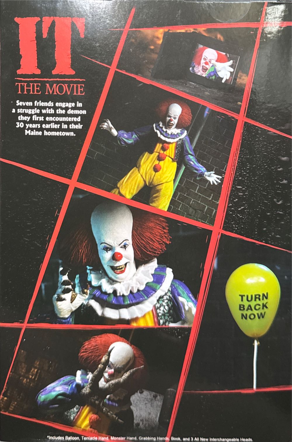 IT Pennywise The Movie  vinyl figure collectible [Barcode 634482454718] - Main Image 4