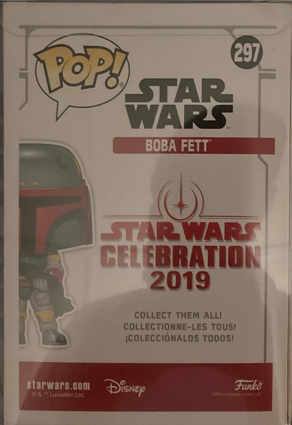 Boba Get 2019 Galactic Convention  vinyl figure collectible [Barcode 11688090] - Main Image 2