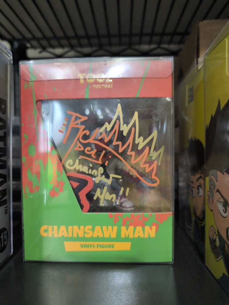 Chainsaw Man (SIGNED) Youtooz (Chainsaw Man) (Long Shelf 5)  vinyl figure collectible [Barcode 810085558965] - Main Image 2