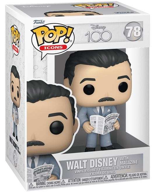 Walt Disney (with Magazine) - Disney vinyl figure collectible [Barcode 889698679954] - Main Image 2