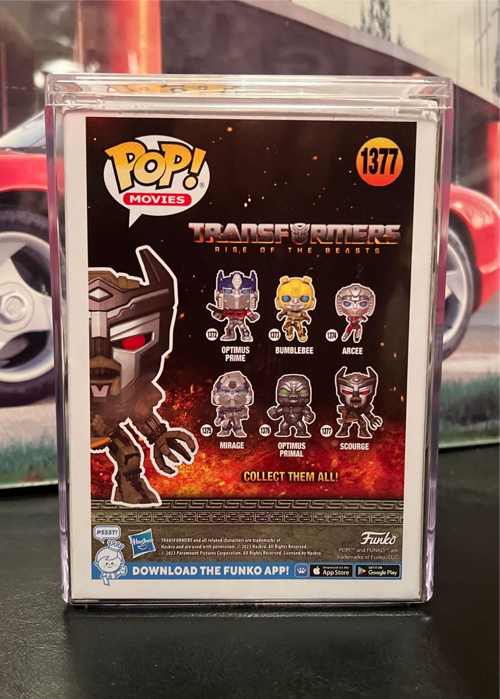 Transformers: Rise of the Beasts - Scourge - Transformers vinyl figure collectible [Barcode 889698639583] - Main Image 2