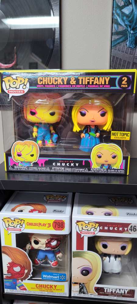 Chucky & Tiffany Blacklight 2-pack - Child’s Play vinyl figure collectible [Barcode 3226962677747] - Main Image 2