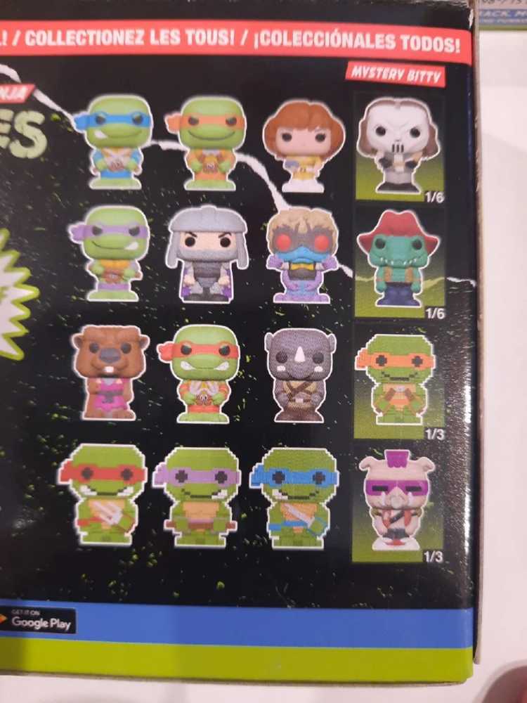 Funko Bitty Pop! Teenage Mutant Ninja Turtles Mini Collectible Toys 8-bit Raphael 8-bit Donatello 8-bit Leonardo & Mystery Chase Figure Styles May Vary 4-pack  vinyl figure collectible [Barcode 889698715102] - Main Image 3