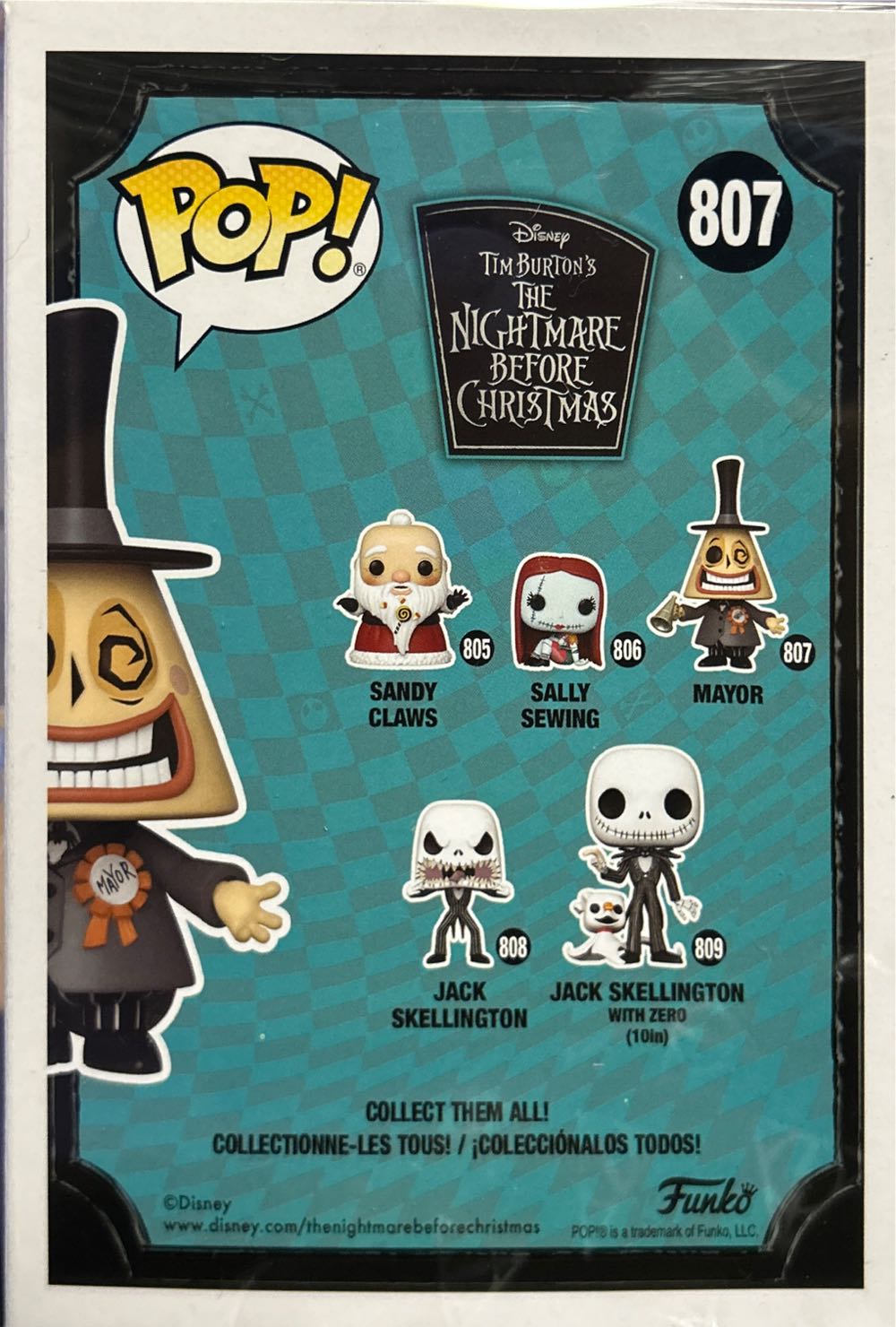 Mayor - The Nightmare Before Christmas vinyl figure collectible [Barcode 889698574693] - Main Image 2