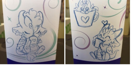 D&B Mocha Coffee Dragon  vinyl figure collectible [Barcode 810002711473] - Main Image 3