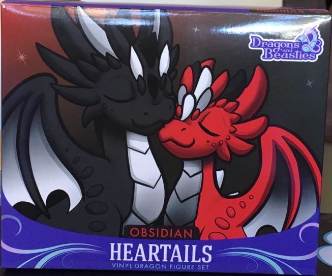 D&B Heartails Obsidian  vinyl figure collectible [Barcode 810002711350] - Main Image 2