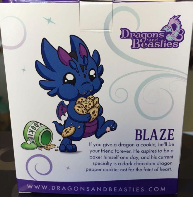 D&B Blaze Cookie Dragon  vinyl figure collectible [Barcode 810002710667] - Main Image 2