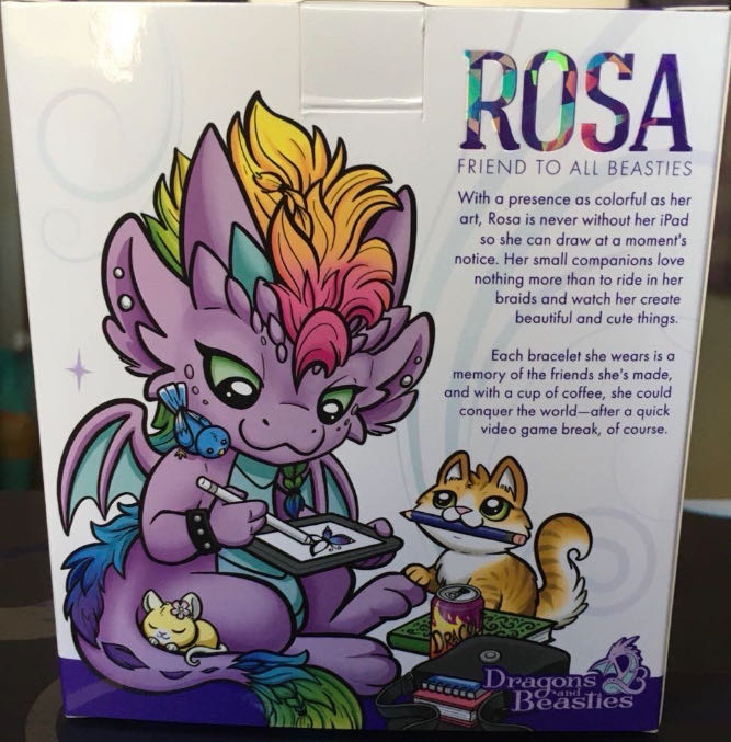 D&B Rosa Friend To All Beasties  vinyl figure collectible [Barcode 810002710834] - Main Image 2