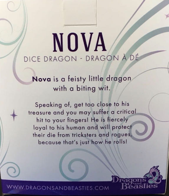 D&B Nova Dice Dragon  vinyl figure collectible [Barcode 810002710865] - Main Image 2