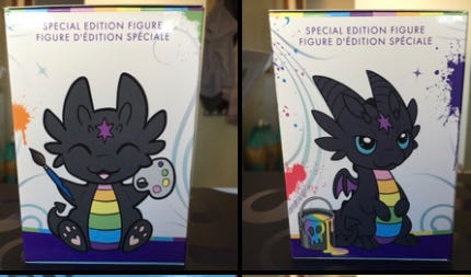 D&B Spark A Lumi Character Painter Dragon  vinyl figure collectible [Barcode 810002710469] - Main Image 3