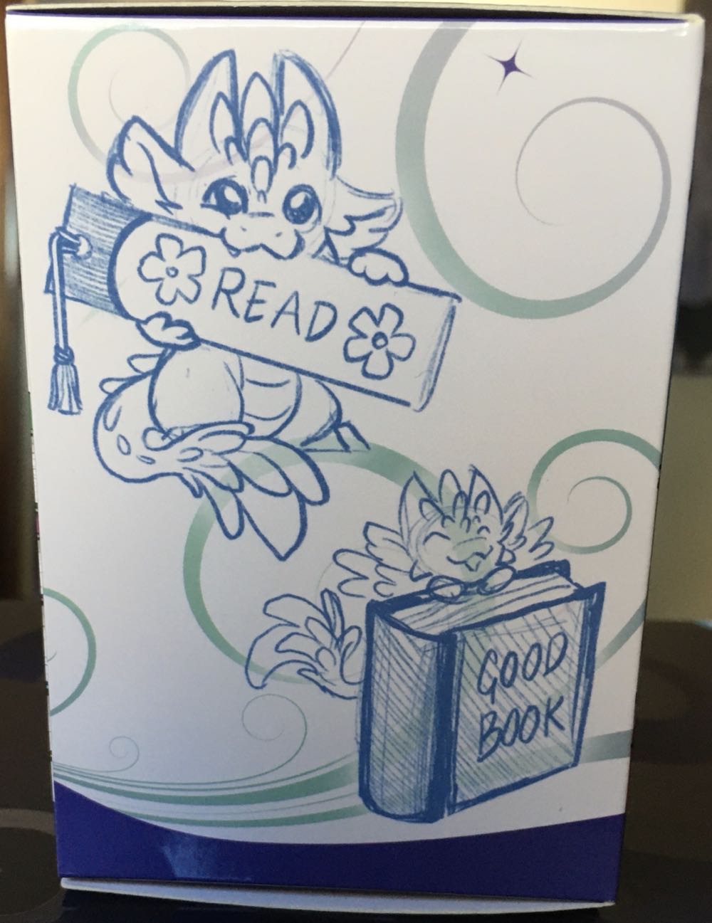 D&B Zen Rainbow Book Dragon  vinyl figure collectible [Barcode 810002711381] - Main Image 3