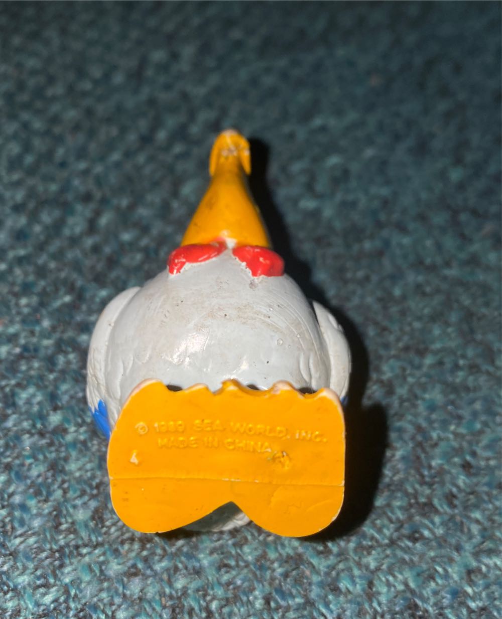 Vtg 1989 Sea World Pelican Mascot  vinyl figure collectible - Main Image 4