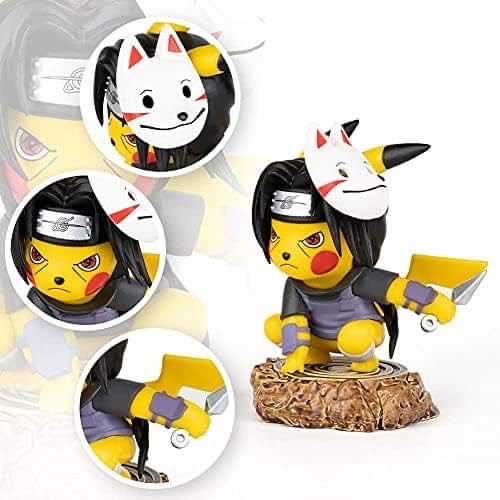 Pokemon Pikachu Cos Naruto Uchiha  vinyl figure collectible - Main Image 2