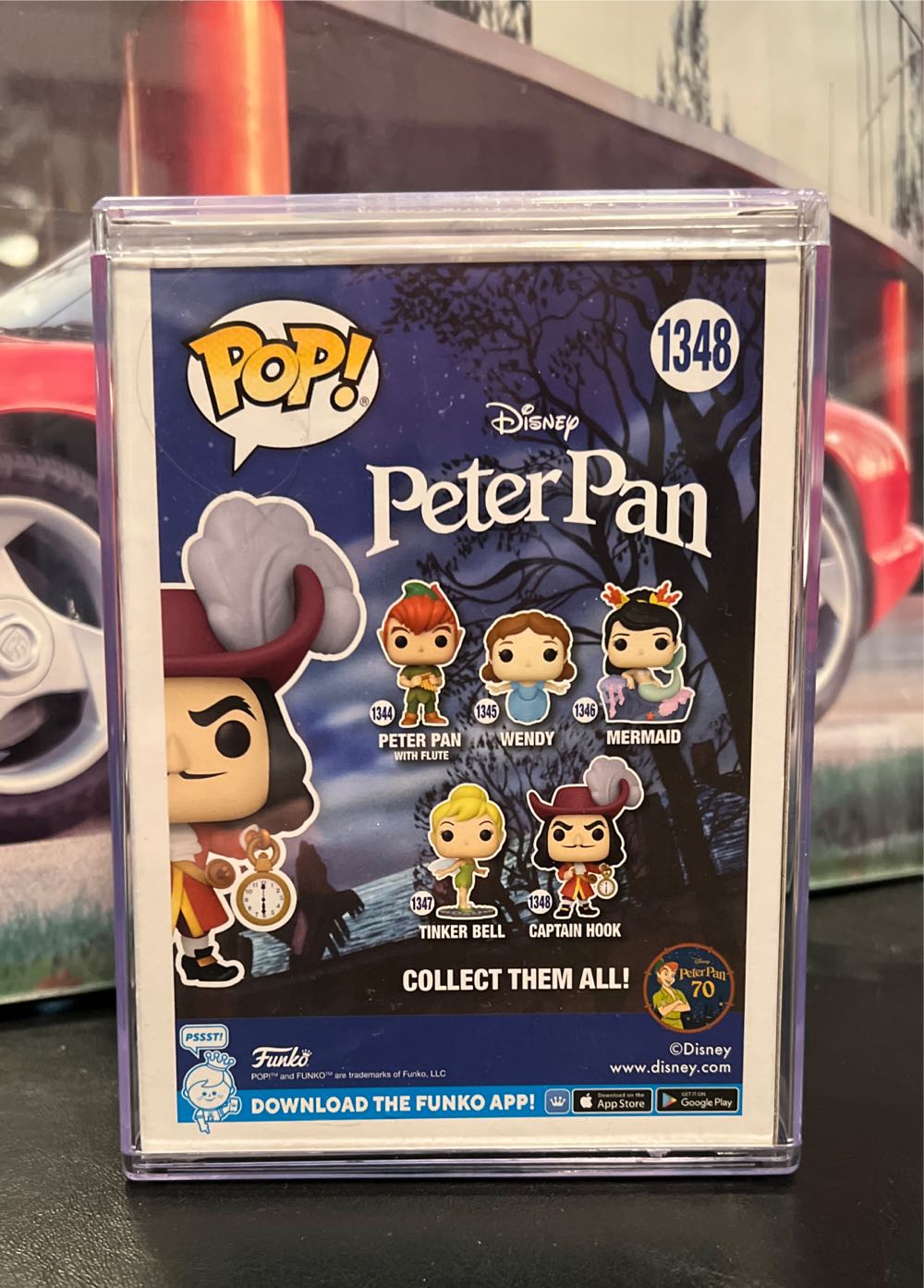 Captain Hook - 1348 Disney (peter Pan) Funko Pop - Peter Pan vinyl figure collectible [Barcode 889698706957] - Main Image 2