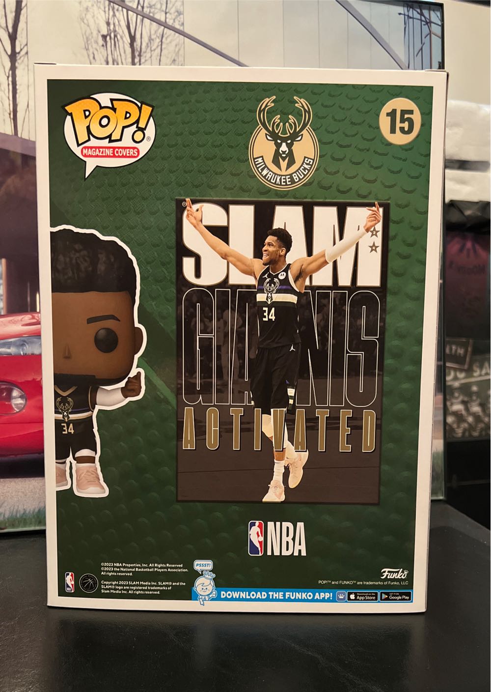 MILWAUKEE BUCKS: GIANNIS ANTETOKOUNMPO-GIANNIS ACTIVATED - NBA vinyl figure collectible [Barcode 889698706278] - Main Image 2