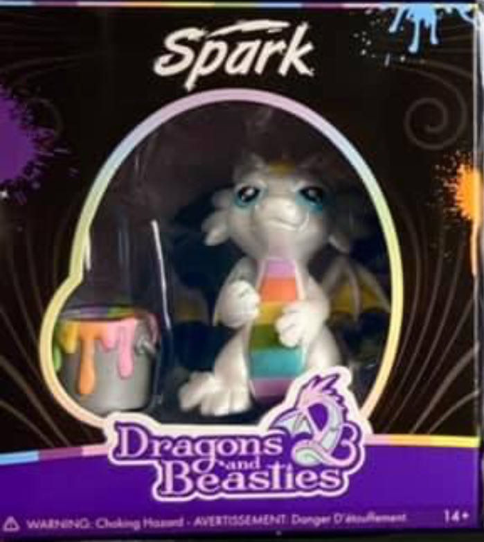 D&B White Spark  vinyl figure collectible - Main Image 2