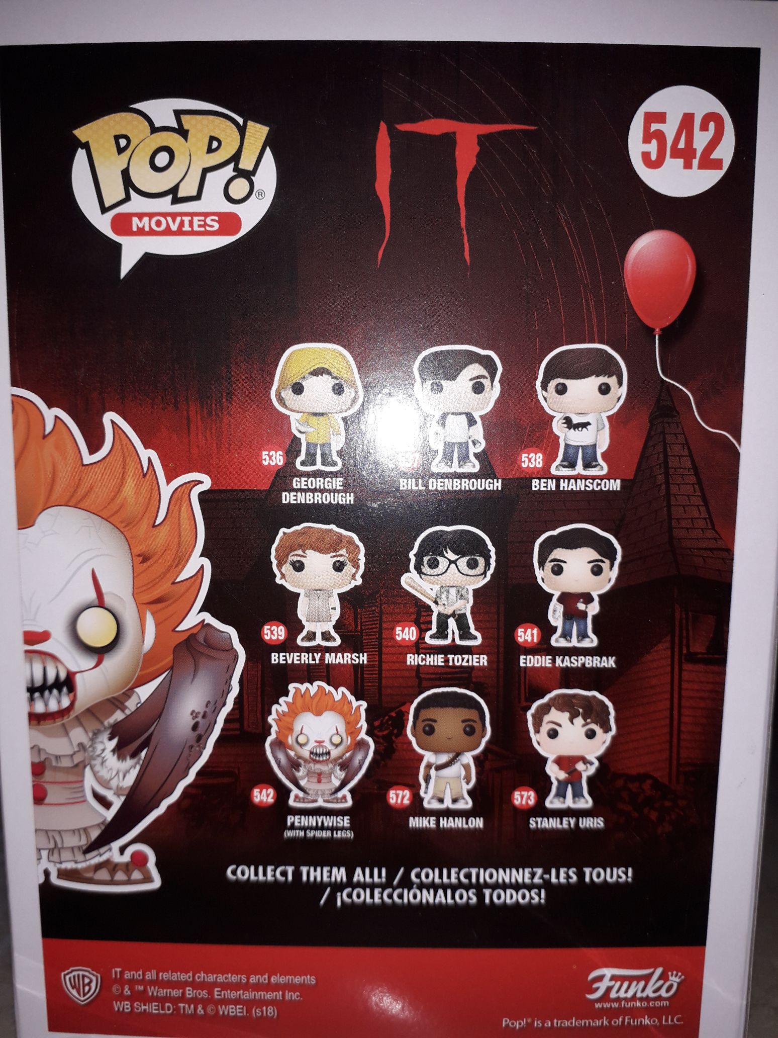 Pennywise with spider legs - It vinyl figure collectible [Barcode 88960623] - Main Image 2