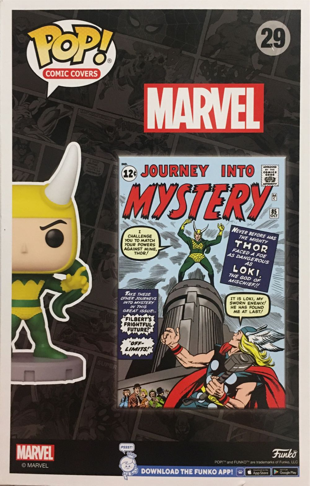 Loki (Comic Covers) - Marvel Universe vinyl figure collectible [Barcode 889698736244] - Main Image 2