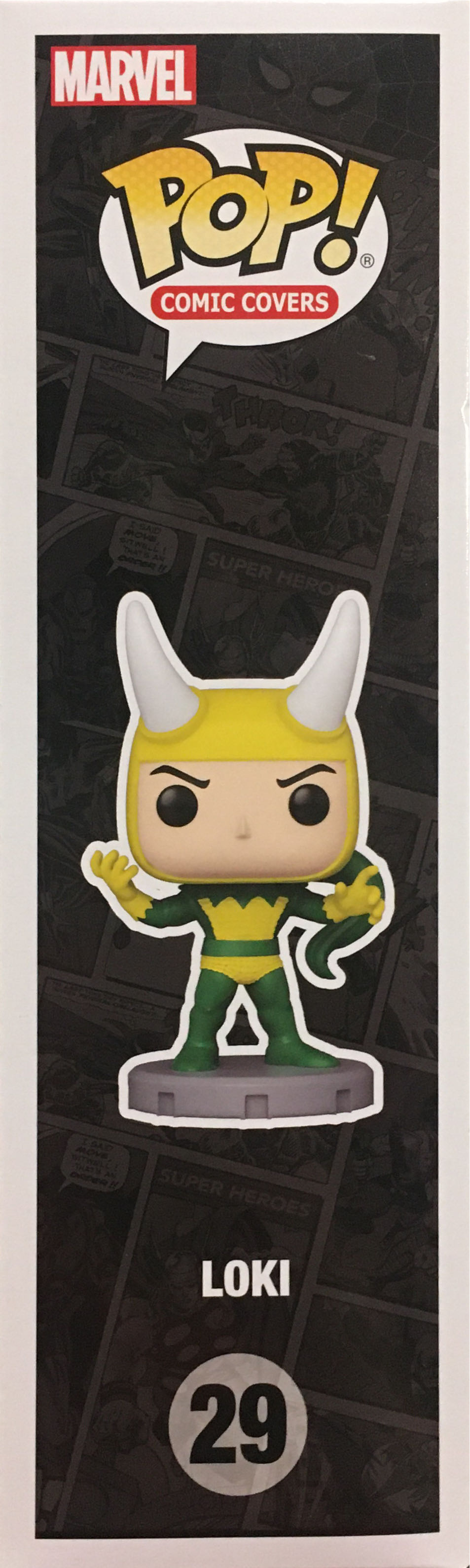 Loki (Comic Covers) - Marvel Universe vinyl figure collectible [Barcode 889698736244] - Main Image 3