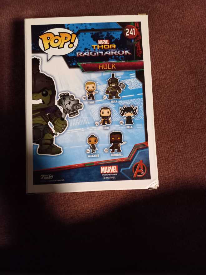 Hulk Ragnarok  vinyl figure collectible [Barcode 11015785] - Main Image 2