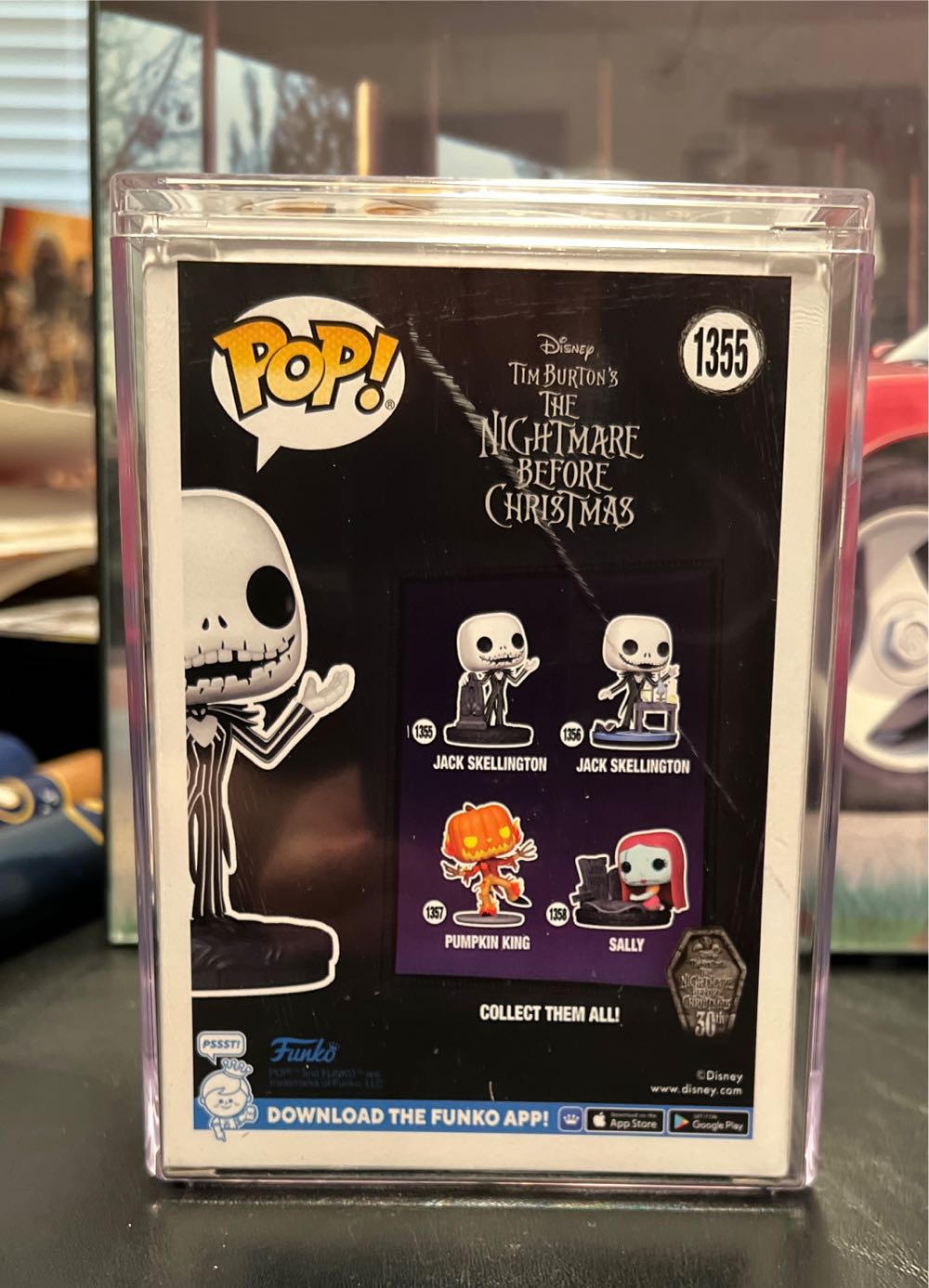 NBC: JACK SKELLINGTON (30 YEARS) - The Nightmare Before Christmas vinyl figure collectible [Barcode 889698723121] - Main Image 2