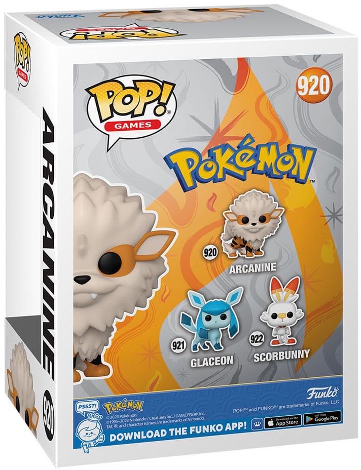 Arcanine - Pokémon vinyl figure collectible [Barcode 889698622721] - Main Image 3
