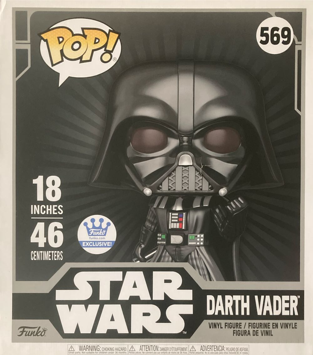 Darth Vader Mega 18 Inches - Star Wars vinyl figure collectible [Barcode 889698669047] - Main Image 2