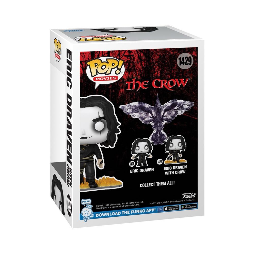 Eric Draven with Crow - The Crow vinyl figure collectible [Barcode 889698723800] - Main Image 3