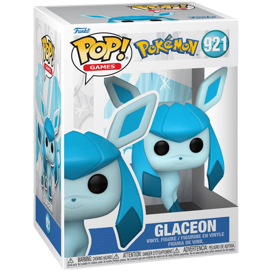 Glaceon Flocked - Pokémon vinyl figure collectible [Barcode 889698666398] - Main Image 3