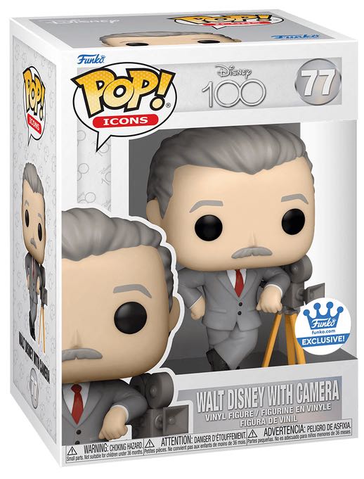 Walt Disney with Camera - Disney vinyl figure collectible [Barcode 889698711029] - Main Image 2
