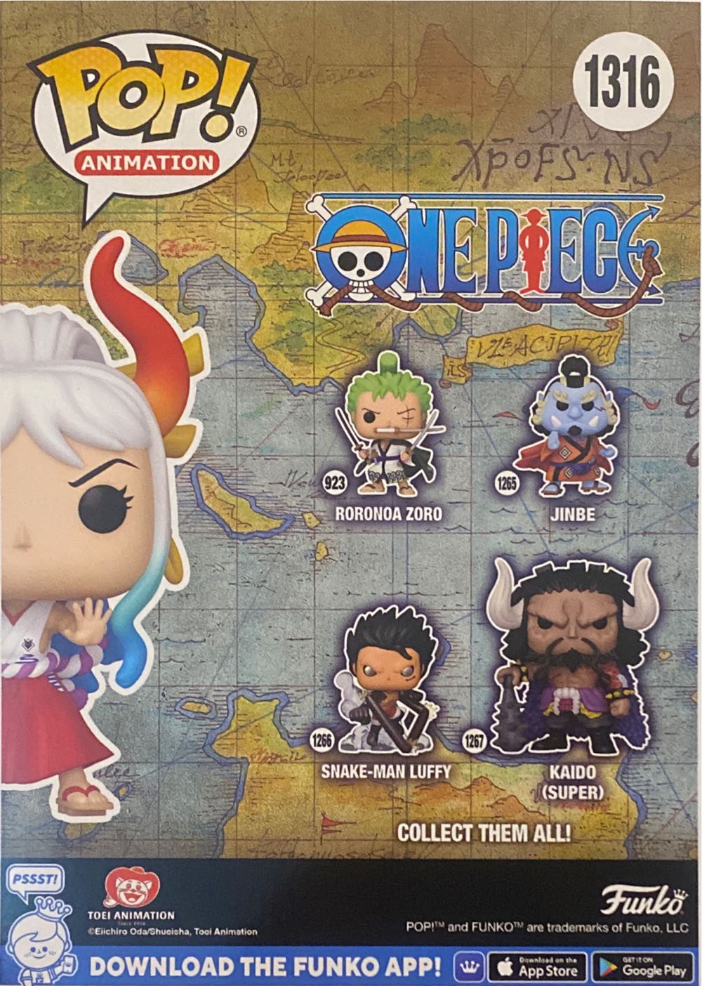 Yamato - One Piece vinyl figure collectible [Barcode 889698710534] - Main Image 2