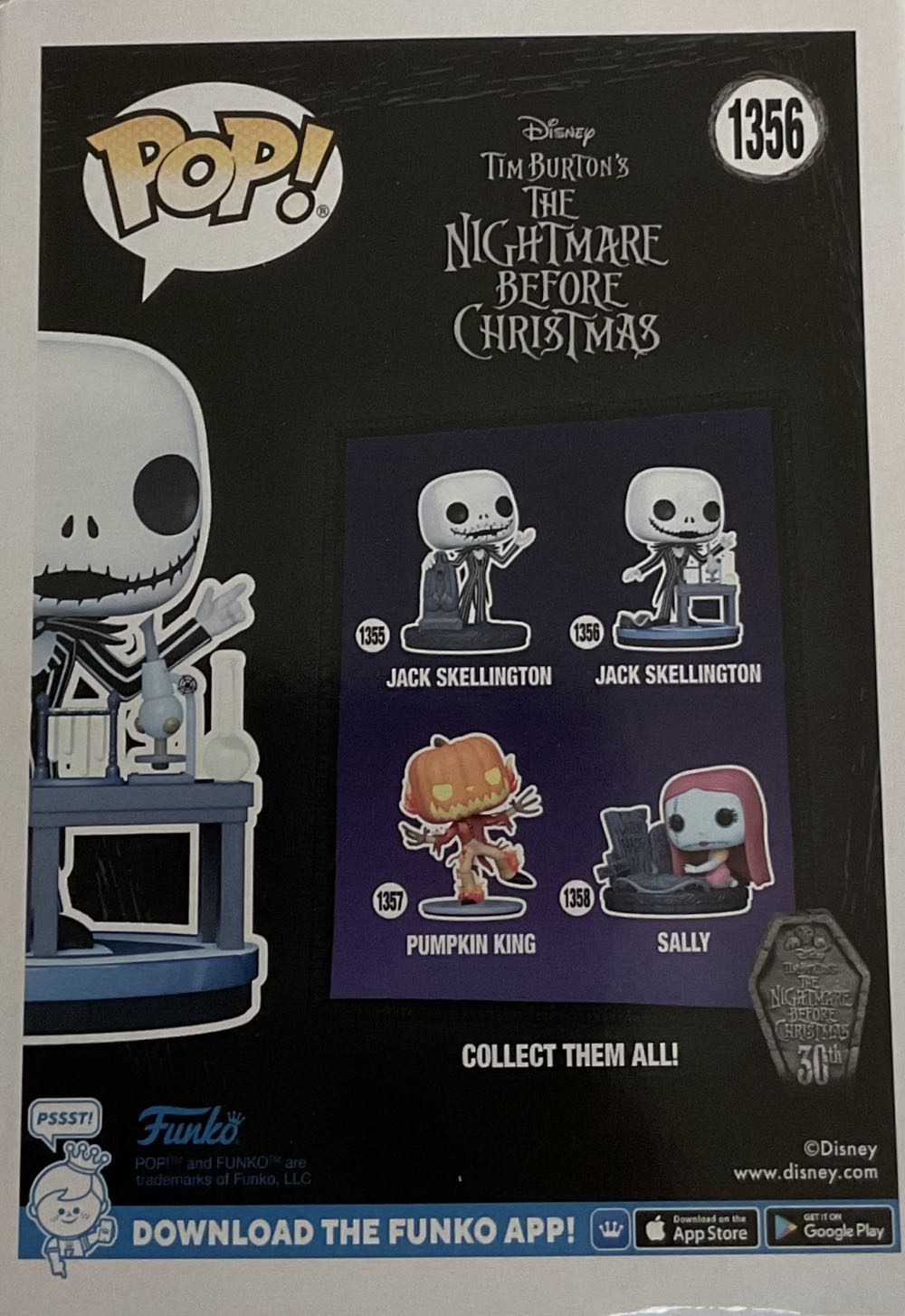 Jack Skellington - The Nightmare Before Christmas vinyl figure collectible [Barcode 889698723138] - Main Image 3
