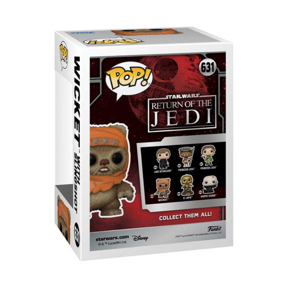 Wicket With Slingshot - Star Wars vinyl figure collectible [Barcode 889698717779] - Main Image 4