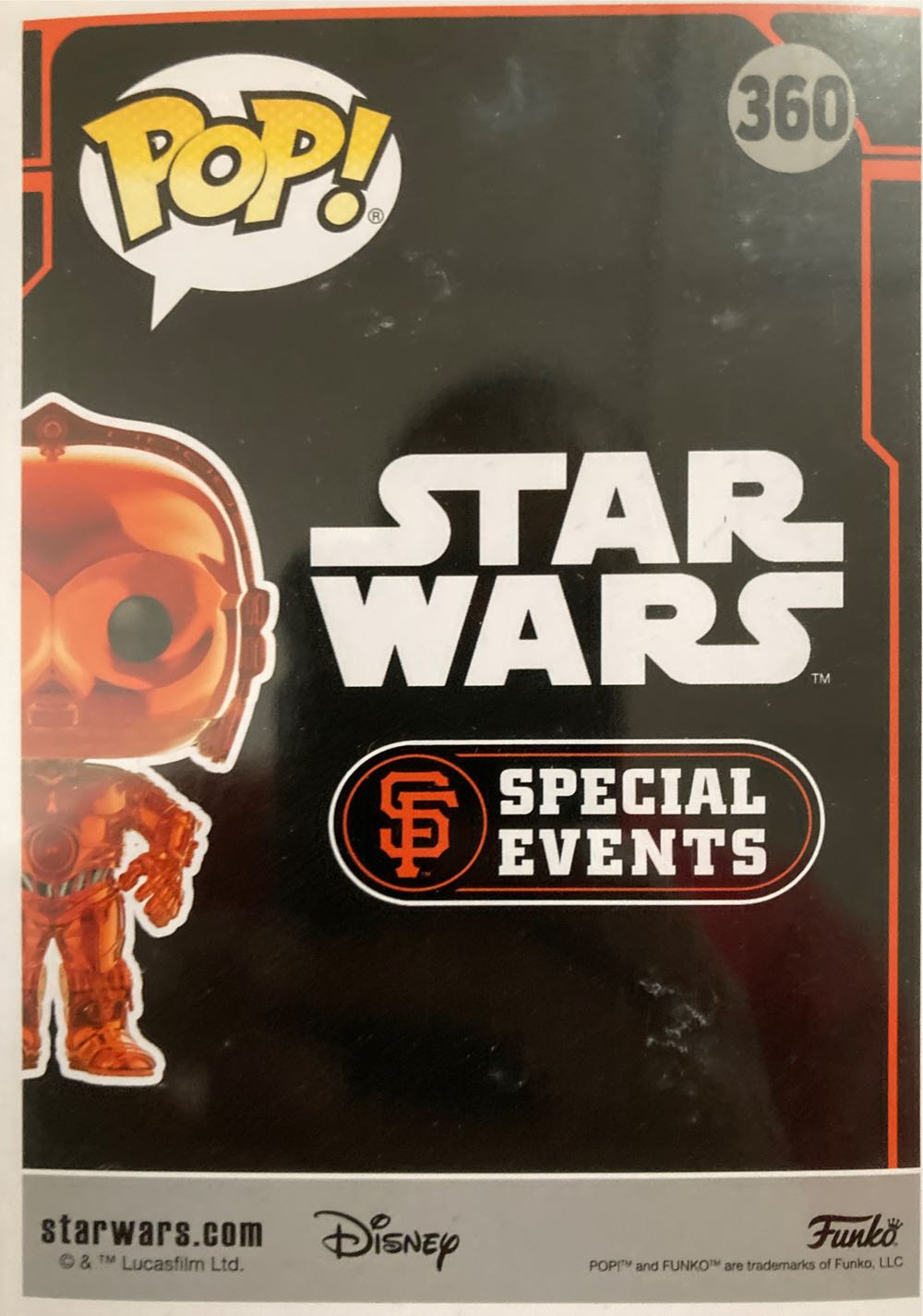 C-3PO (Orange) - Star Wars vinyl figure collectible [Barcode 889698523424] - Main Image 3