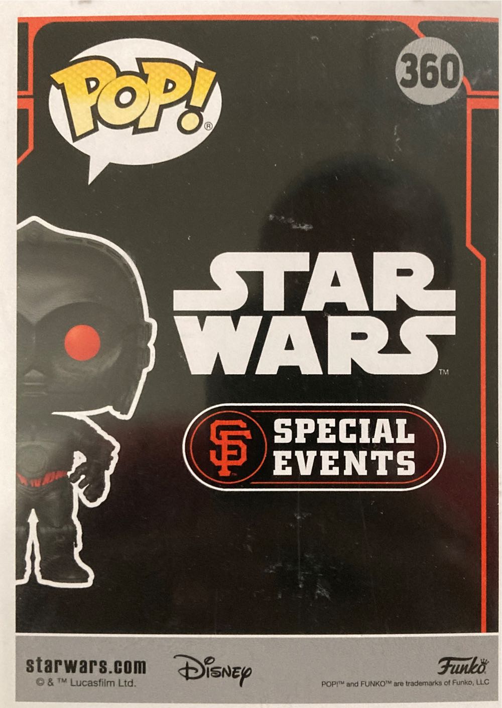 C-3PO Black - Star Wars vinyl figure collectible [Barcode 889698522342] - Main Image 3