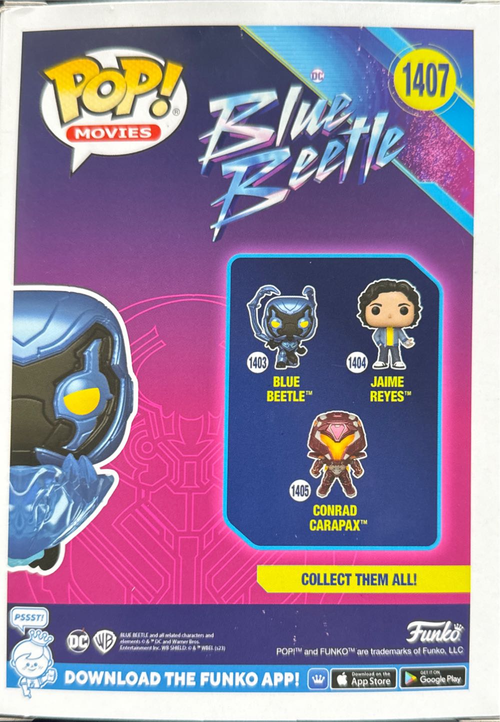 Blue Beetle  vinyl figure collectible [Barcode 889698736367] - Main Image 3