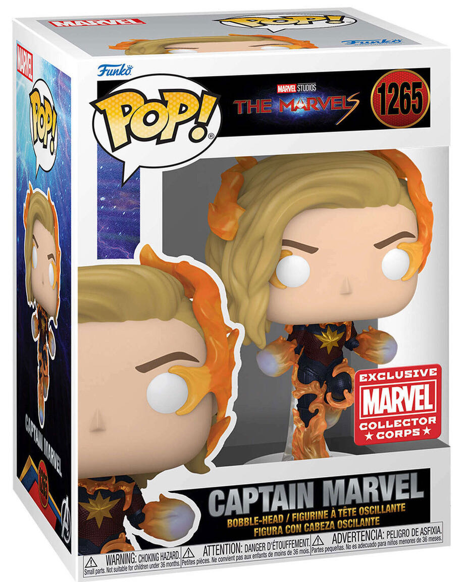 Captain Marvel - Marvel Universe vinyl figure collectible [Barcode 889698690430] - Main Image 2