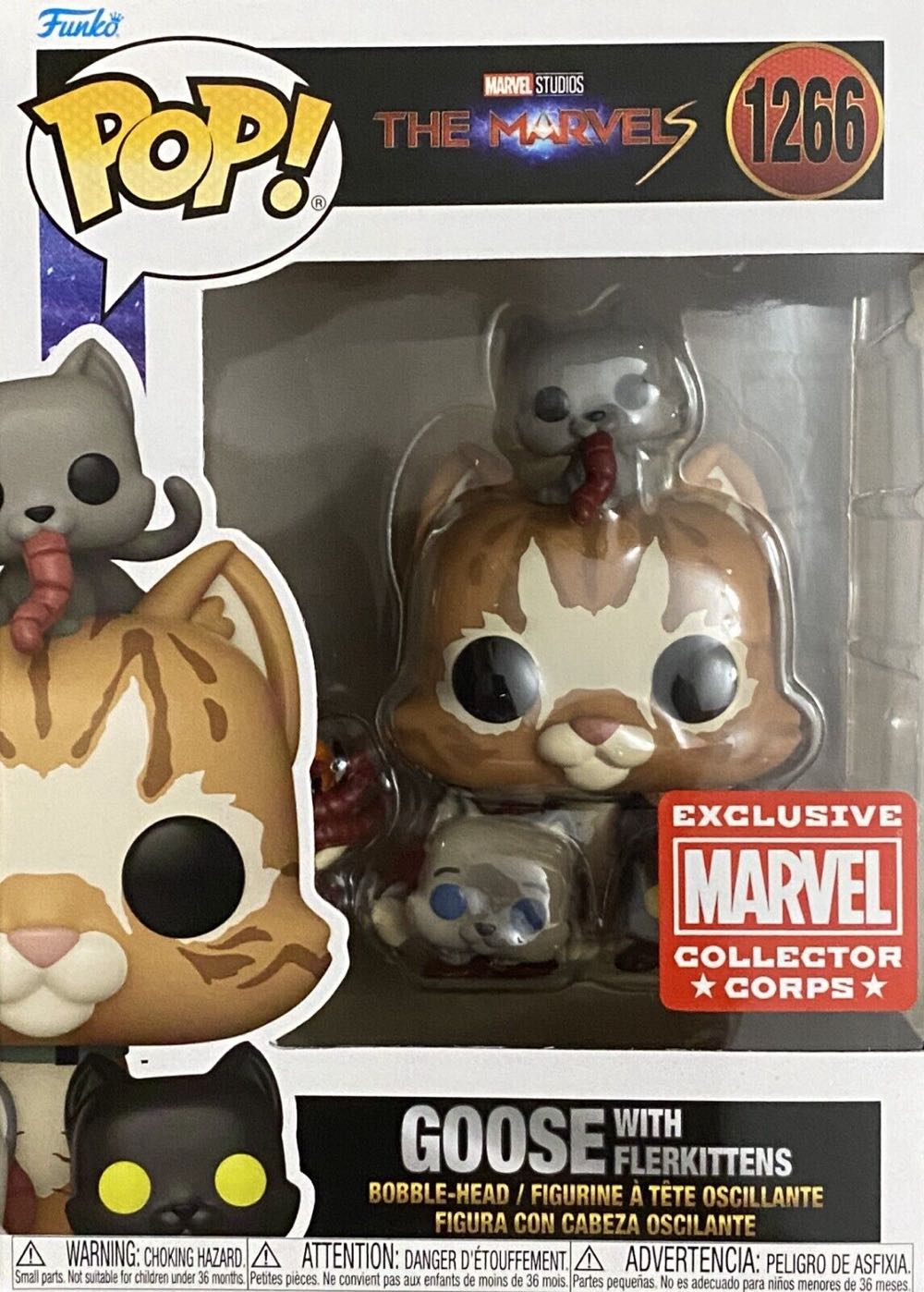 Goose With Flerkittens Pop! 1266 - Marvel Universe vinyl figure collectible [Barcode 889698690447] - Main Image 4