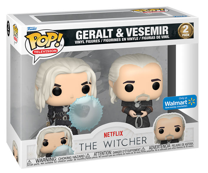 Geralt & Vesemir - Witcher vinyl figure collectible [Barcode 889698686433] - Main Image 3
