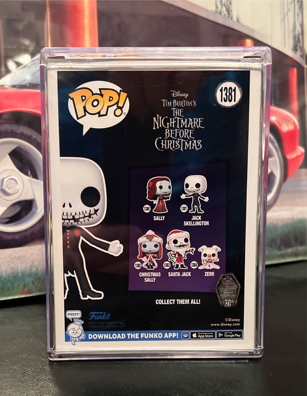 TheNightmare Before Christmas #1381 SKELLINGTON - The Nightmare Before Christmas vinyl figure collectible [Barcode 889698723848] - Main Image 2