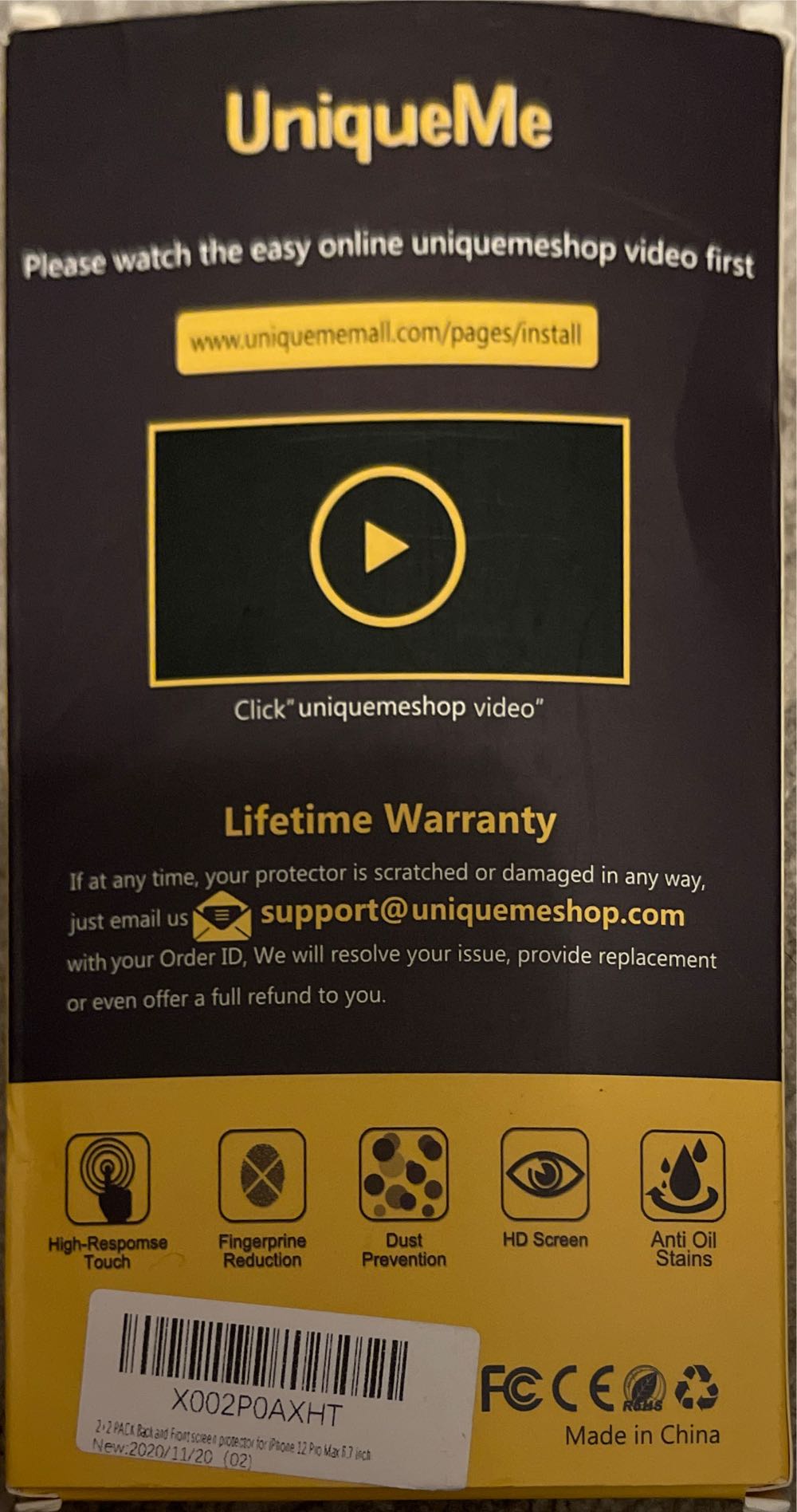 IPhone 12 Pro Max Screen Protectors  vinyl figure collectible - Main Image 2