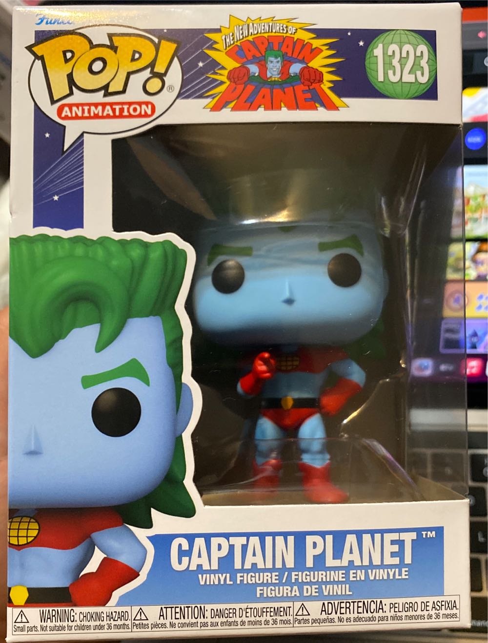 Captain Planet: Captain Planet  vinyl figure collectible [Barcode 889698725552] - Main Image 2