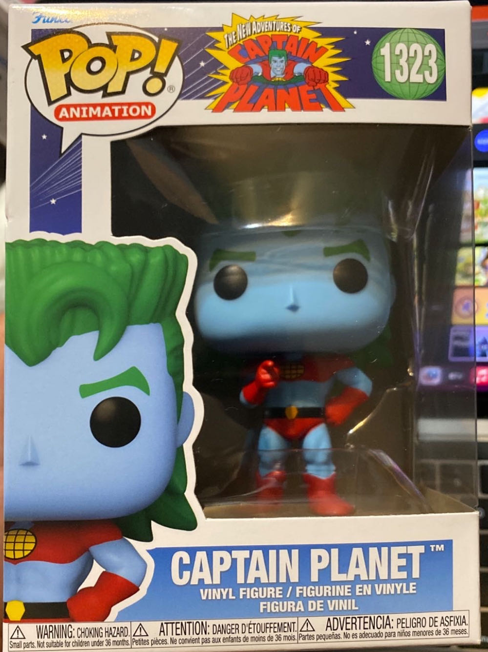 Captain Planet: Captain Planet  vinyl figure collectible [Barcode 889698725552] - Main Image 3