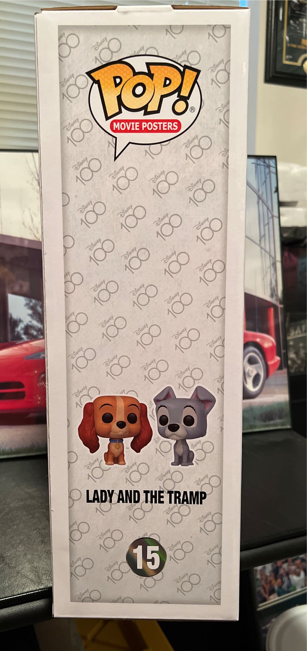 LADY & THE TRAMP (FUNKO POP! MOVIE POSTER)-DISNEY 100: - Disney vinyl figure collectible [Barcode 889698701426] - Main Image 4