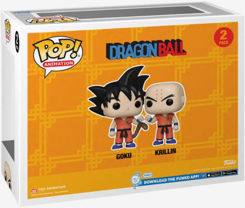 Goku & Krillin 2-Pack - Dragon Ball Z vinyl figure collectible [Barcode 889698738095] - Main Image 2
