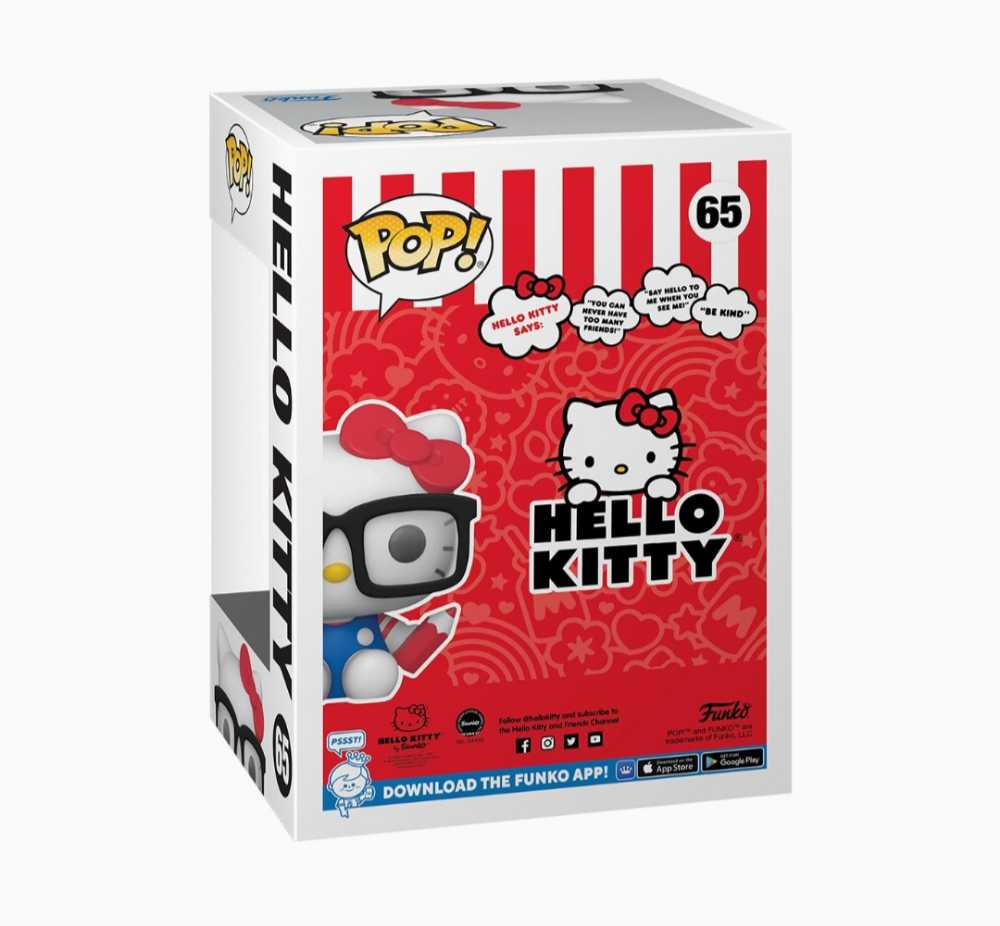 Hello Kitty w/ Glasses - Hello Kitty vinyl figure collectible [Barcode 889698755252] - Main Image 3