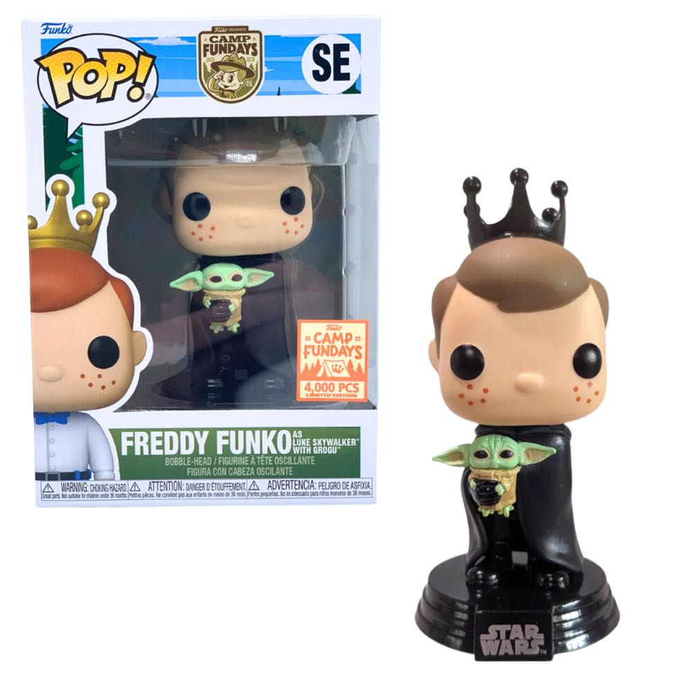 Freddy Funko $75 As (Luke Skywalker with Grogu)4000 Pcs - Freddy Funko vinyl figure collectible [Barcode 889698766852] - Main Image 1