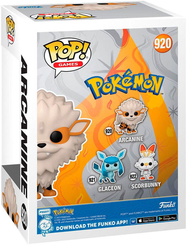 Arcanine - Pokémon vinyl figure collectible [Barcode 889698690799] - Main Image 2