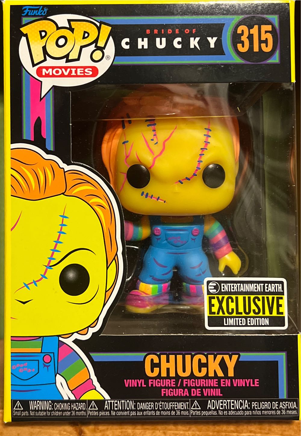 Chucky - Blacklight  vinyl figure collectible - Main Image 1