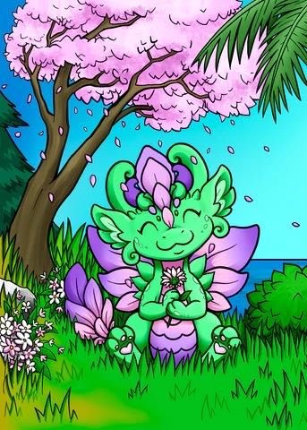 D&B Blossom Spring Dragon  vinyl figure collectible - Main Image 3
